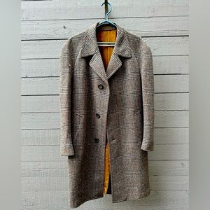 Vintage Tweed Overcoat